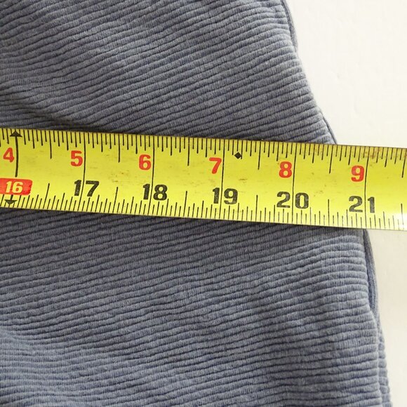 Zara Blue Elastic Waist Cotton Shorts Gils Size 13-14 Yrs 164 Drawstring Pockets - Picture 11 of 16